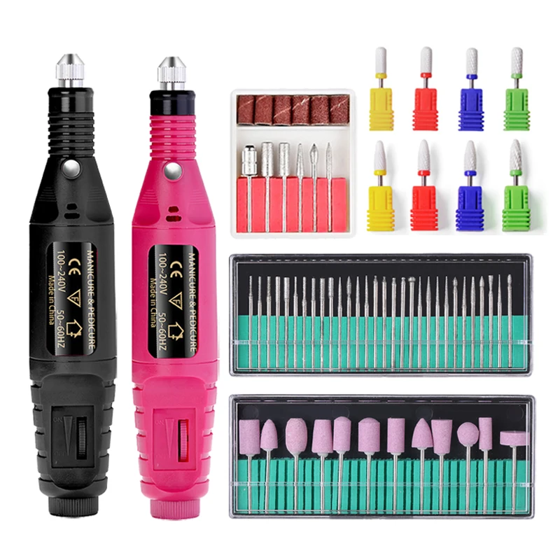 HALAIMAN6In1NailDrillMachineKitManicureSandingFilePen