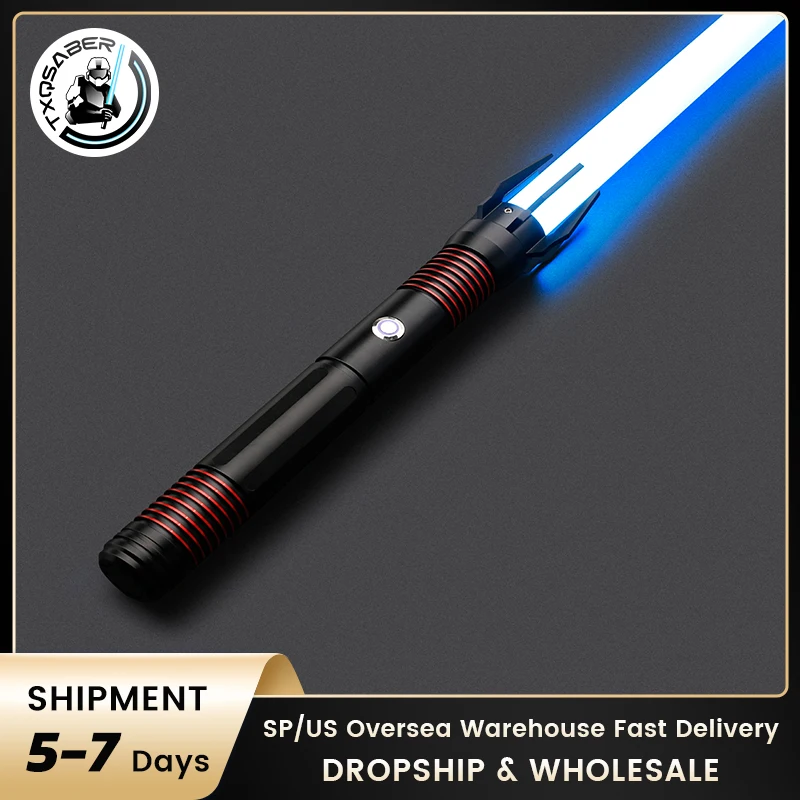 

TXQSABER Neo Pixel Talon Lightsaber SNV4 Proffie Smooth Swing Metal Hilt With Dueling Blade Laser Sword JEDI Cosplay Toy