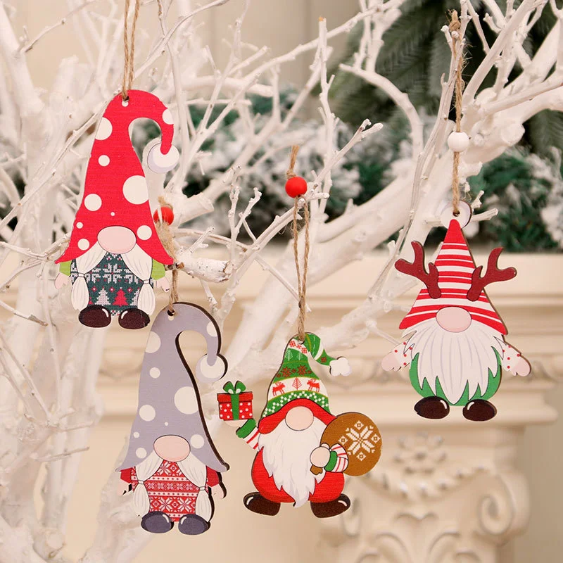 The New Christmas Decorations Old People Small Pendant, Christmas Tree  Accessories Cloth Small Pendant Gifts 4pcs - AliExpress