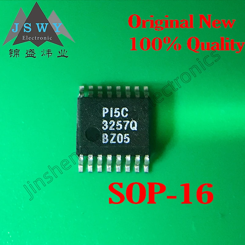 

PI5C3257QEX PI5C3257QE SMT QSOP16 PI5C3257 Logic Decoder IC Brand New In Stock 1~40PCS Free Shipping