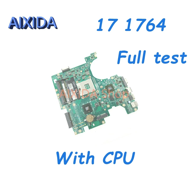 

AIXIDA DA0UM3MB8E0 CN-00W15K 00W15K 0W15K 17-дюймовая материнская плата для ноутбука Dell Inspiron 17 1764 материнская плата HM55 DDR3 Бесплатный ЦП