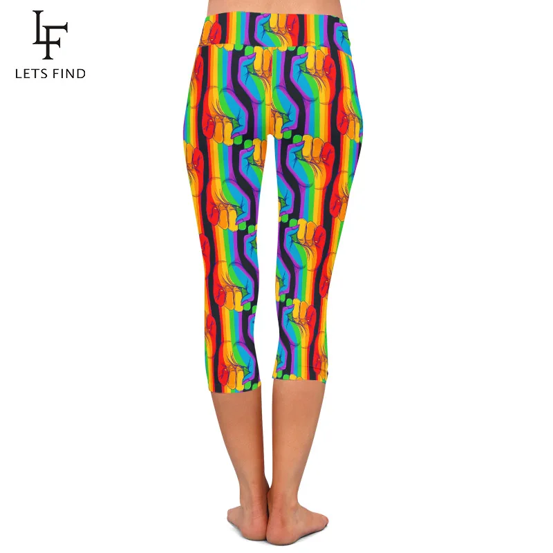 LETSFIND м  Mid-Calf Leggings 220gsm  ̵ 귯 ũ ũ Ʈ ī 뽺  ̽Ʈ 뽺