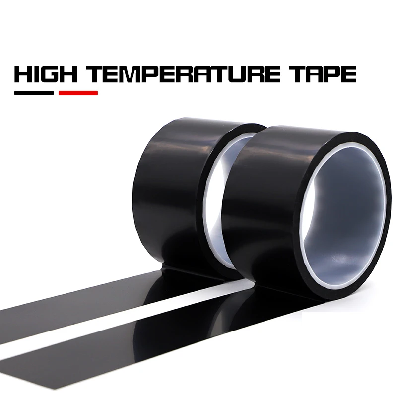 Black Kapton Tape Insulation Voltage Resistant Matte Shading High