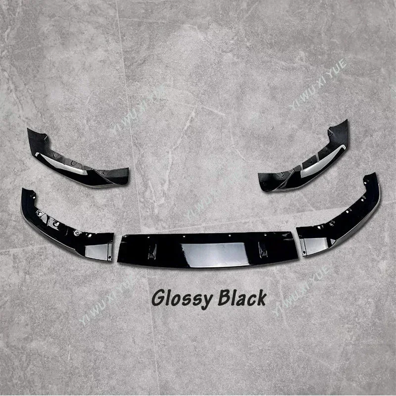 Splitter Paraurti Anteriore In ABS Per BMW Serie 5 G30/G31/G38 2017-2020 – Nero Lucido, Effetto Sportivo