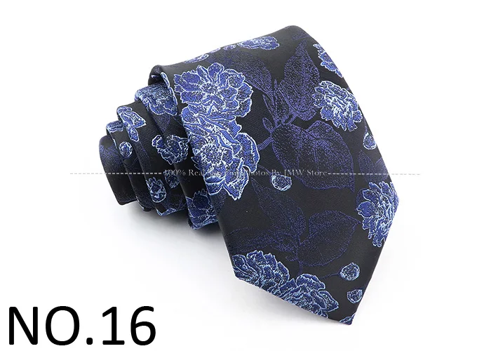 Neues Design Hochzeit Männer binden braun rot blau Blume Blatt Krawatten Männer Geschäft Drops hipping Bräutigam Kragen Zubehör Geschenk – Detail 15