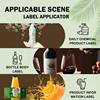 Mini Manual Labeling Machine Adhesive Sticker Handle Small Jar Plastic Round Bottle Paper Labeler Semi-auto Packing Machine 4
