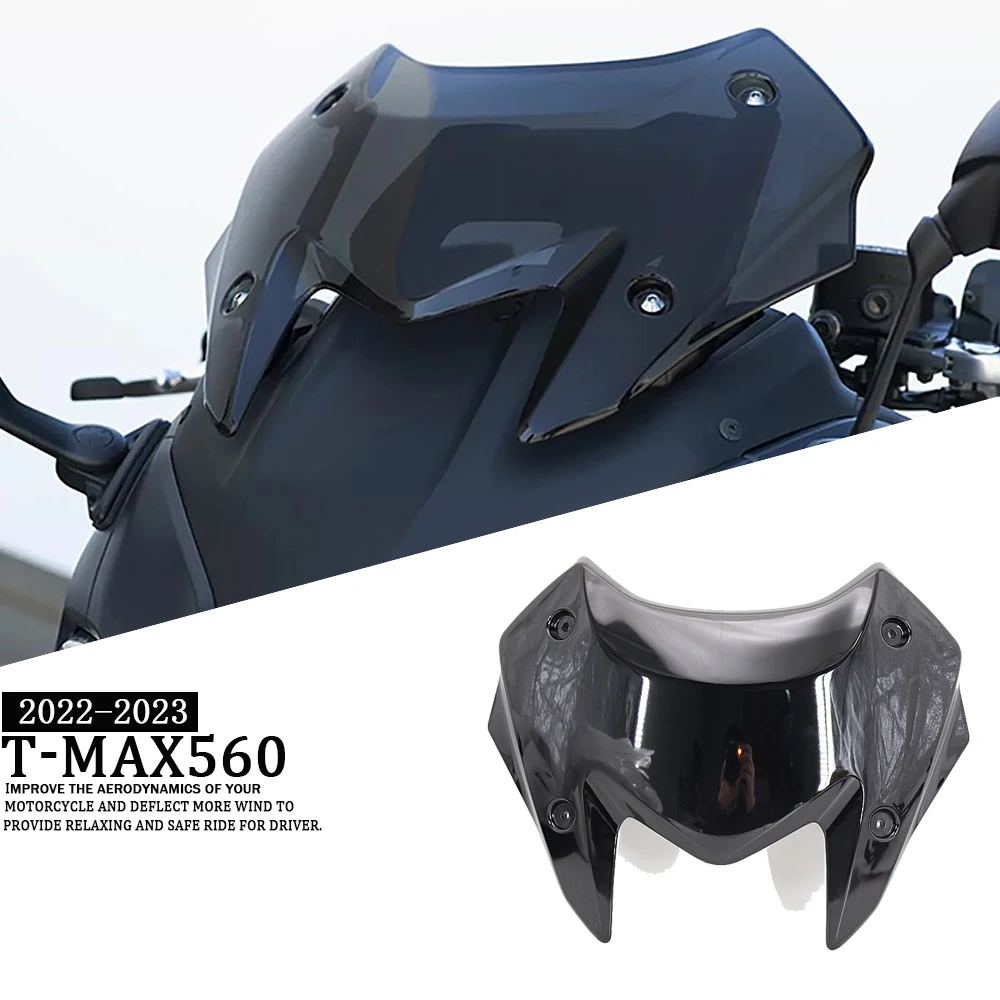 

Motorcycle For YAMAHA TMAX560 2022 2023 TMAX T-MAX 560 T-MAX560 T-max 560 Sports Windshield WindScreen Deflector Visor Viser