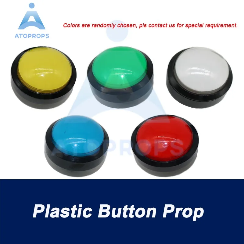 Escape Room Game Colorful Plastic Button Prop Press the buttons in Correct Sequence to get out the chamber room ATOPROPS