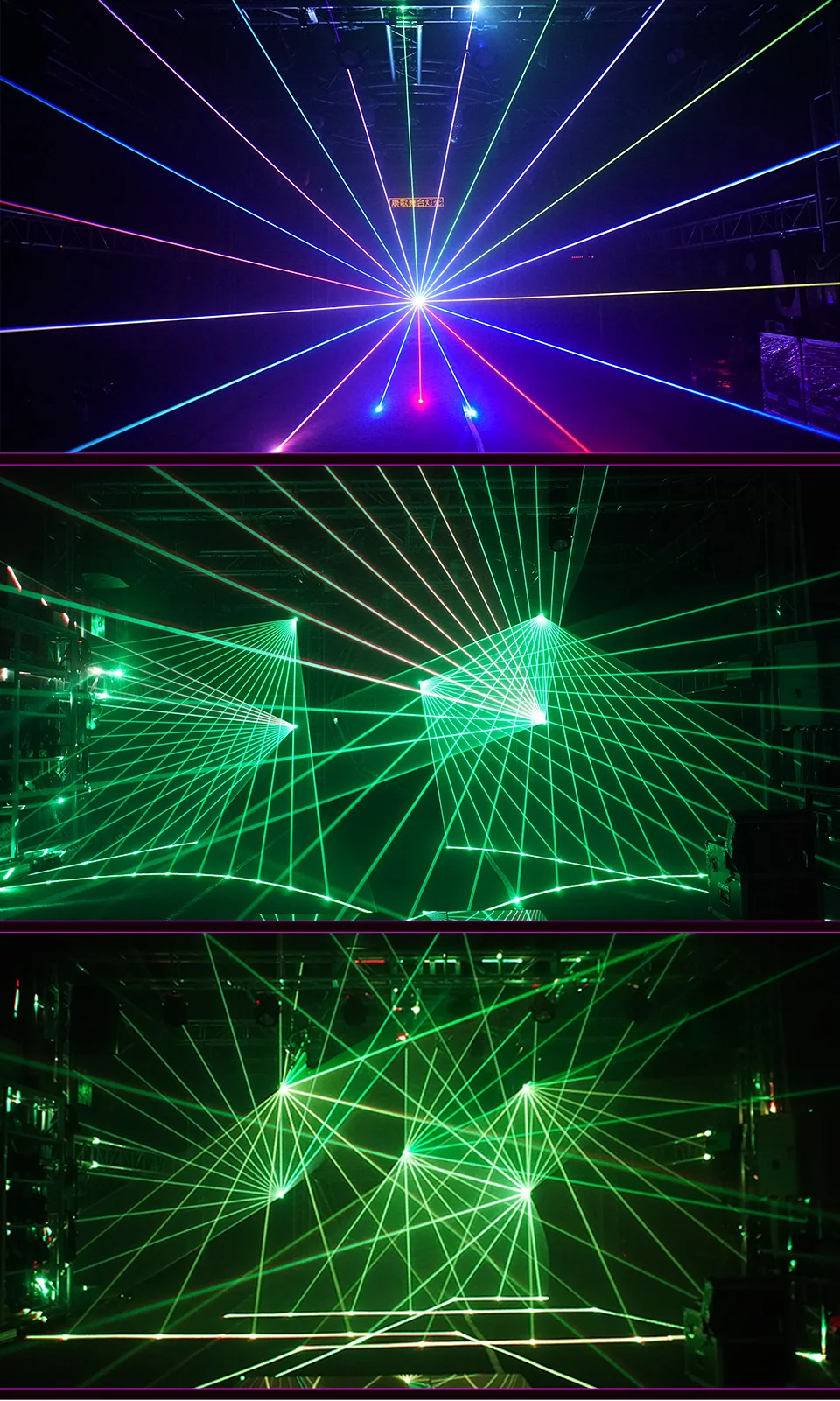 New Stage Laser Light 5W RGB Animation Laser Lights 3D DJ ILDA Laser for Night C