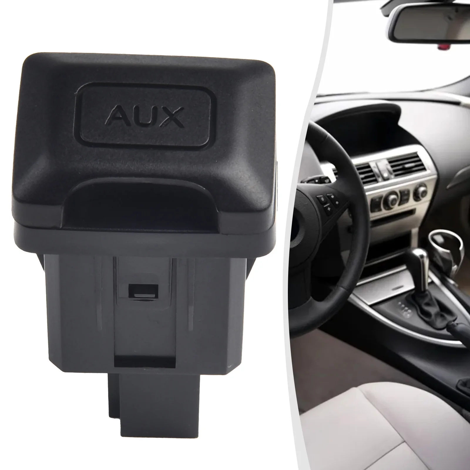 

Auxiliary Input Plug Adapter Durable And Reliable Car Interior Kit Aux Port For Honda For Civic For CRV 2009-2011 39112-SNA-A01