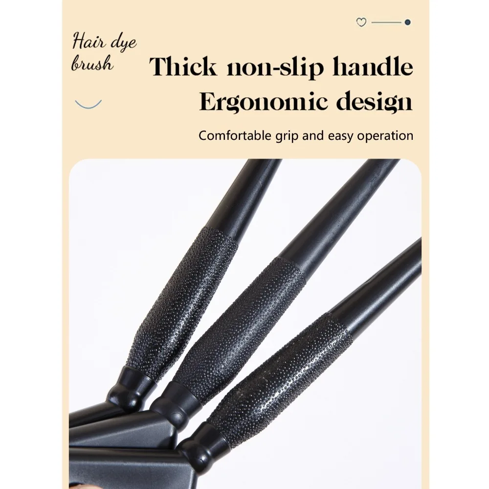 3/8pcs Professional Hair Styling and Highlight Dyeing Set Ear Protector Mixing Stick Hair Dye Brush Dye Applicator DIY