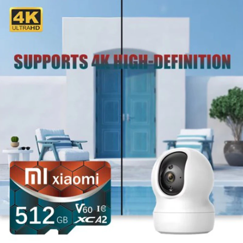 XAIOMI 2TB Mini Memory Card 128GB Class 10 V30 TF Card 1TB SD Card 512GB High Speed Micro TF SD Card 256GB For Nintendo Switch
