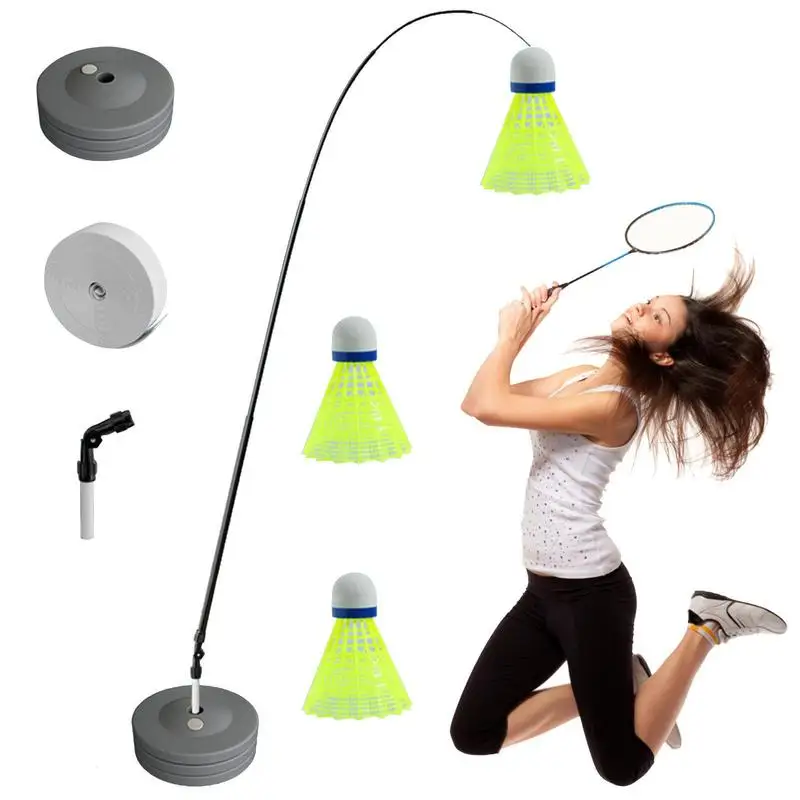

Badminton Training Tool Indoor Belt Rebound Badminton Practice Stretch Badminton Robot Racket Training Sports Self-Study