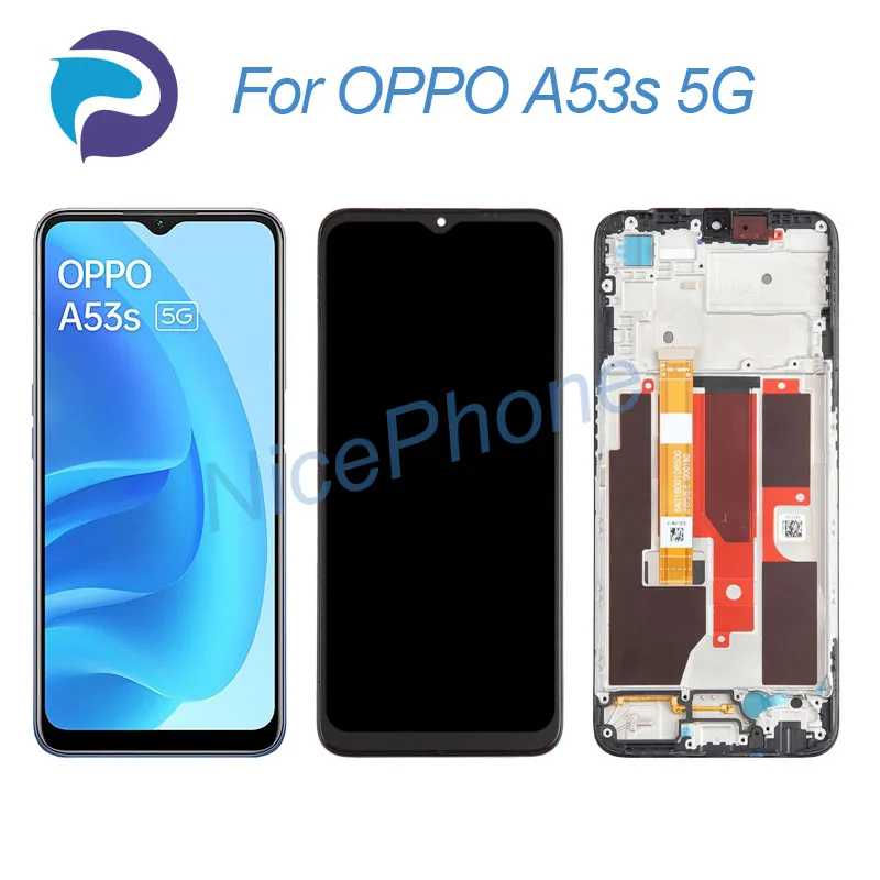 

Для OPPO A53s 5G ЖК-экран + сенсорный дигитайзер дисплей 2400*1080 CPH2321 A53s 5G ЖК-экран дисплей