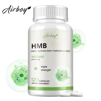 HMB Supplement - Supports Muscle Growth, Builds Muscle Mass, Improves Athletic Performance, Maintains Vitality, Gluten-free
