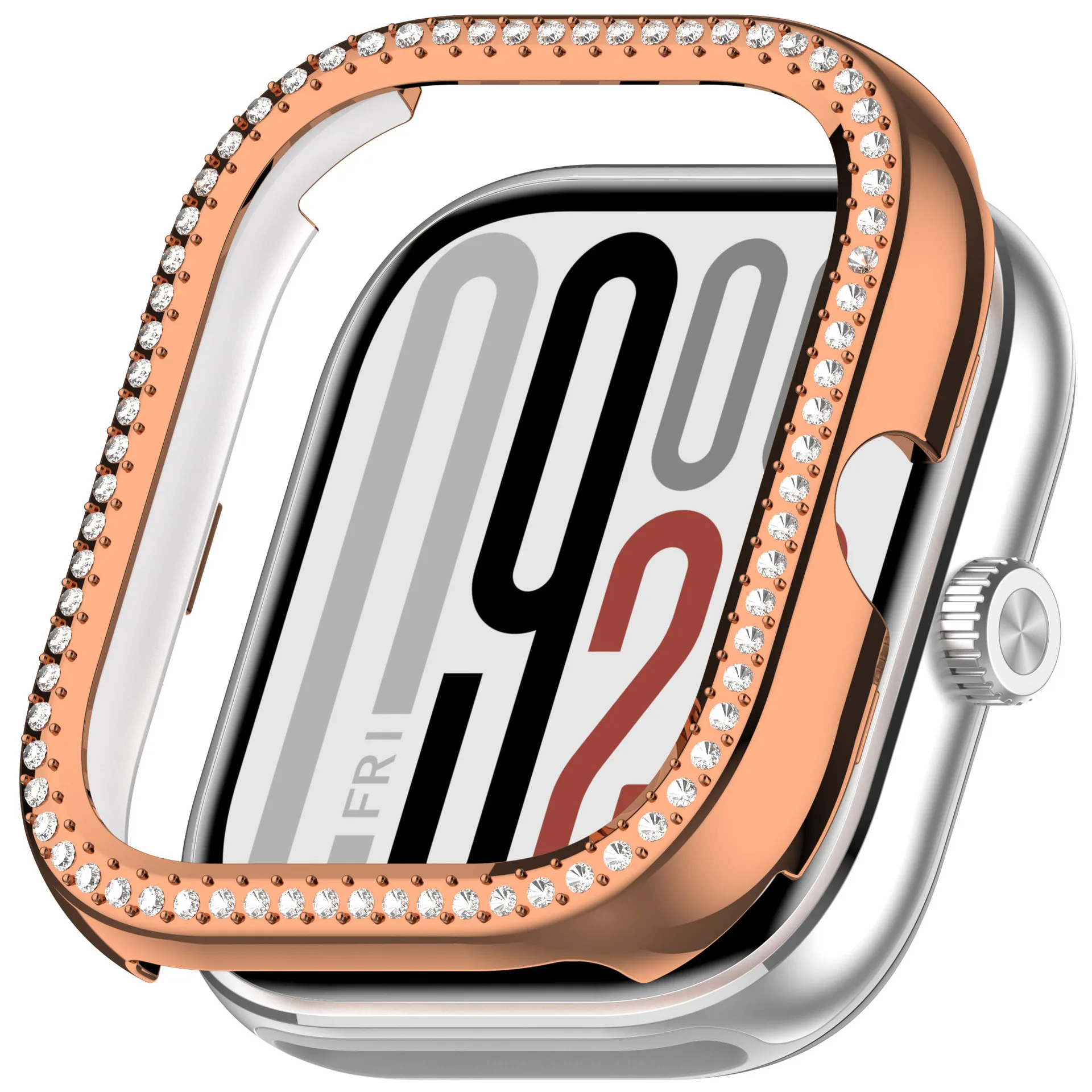Sparkling Rhinestone Decor Protective Bumper Case
