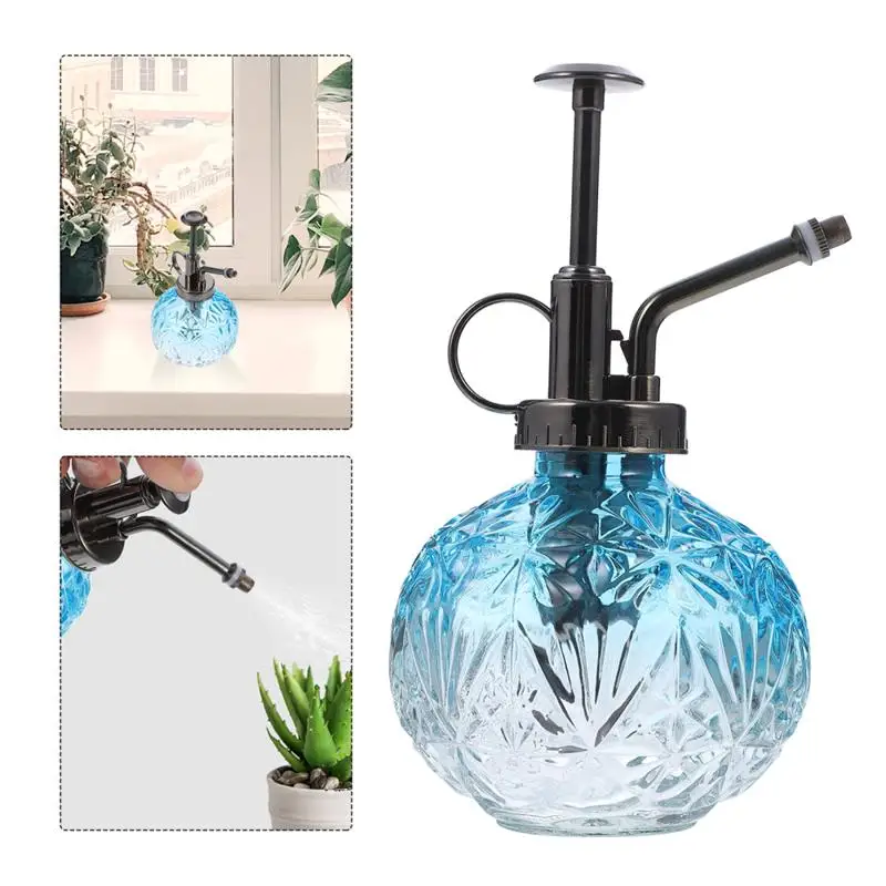 Bottle Watering Spray Can Plant Glass Mister Spritzer Small Mist Vintage Pump Fine Indoor Sprayer Flower Misting Plants