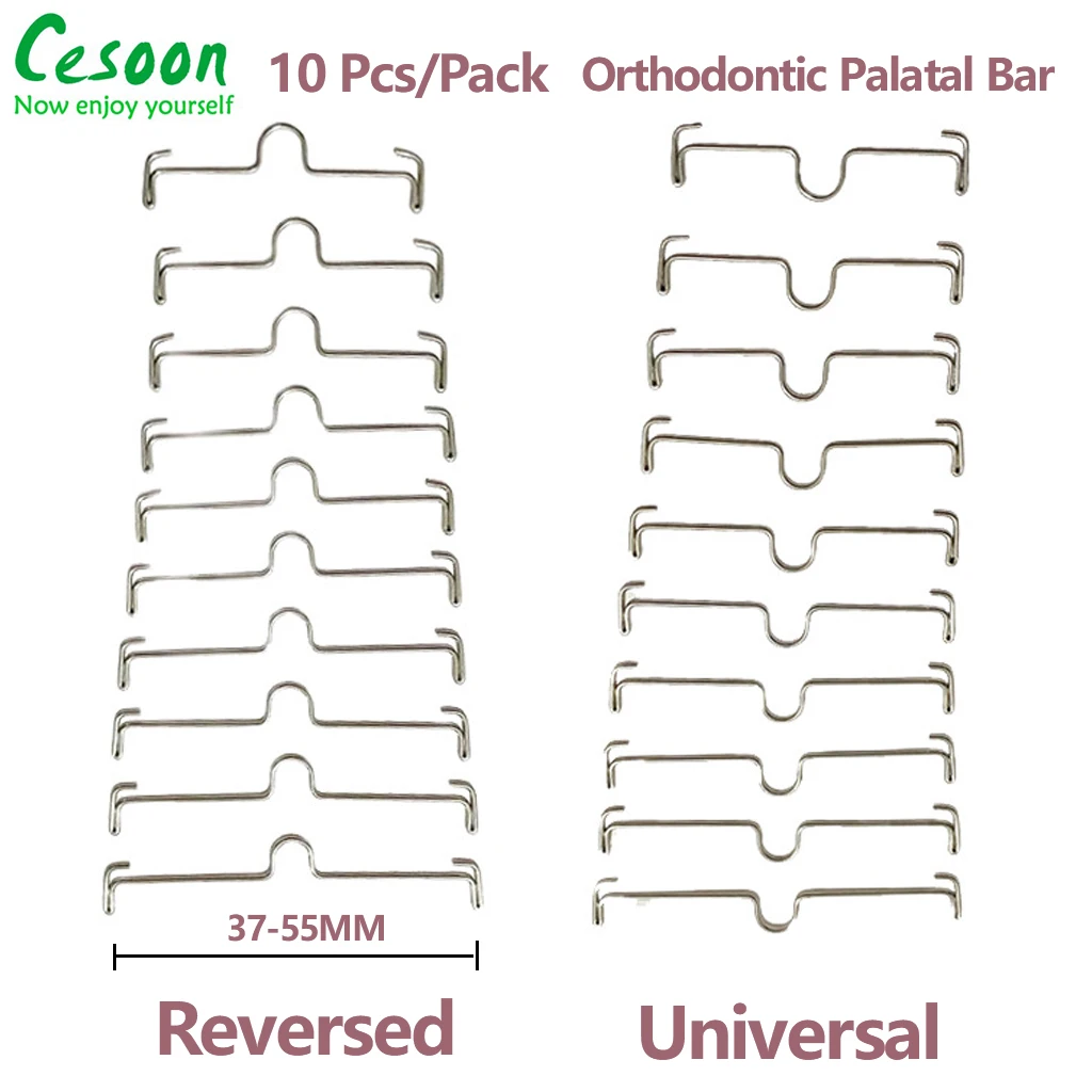 

10 Pcs/Pack Dental Orthodontic Palatal Arch Bar Lingual Bars Buttons Sheath on the Molar Band Universal Reversed Mesial