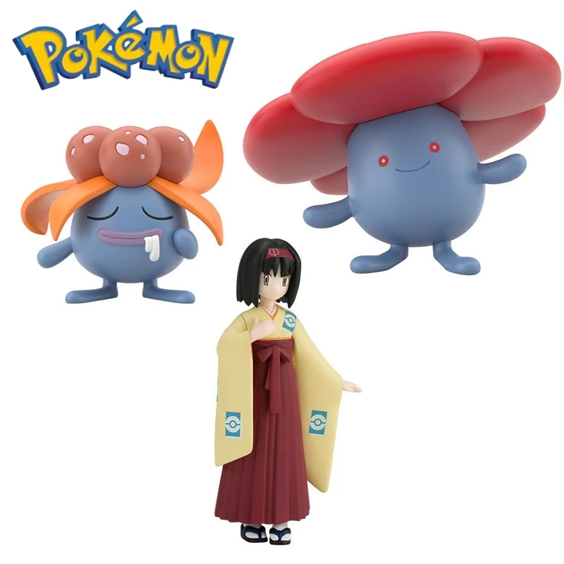 

Original Bandai Pokemon Scale World 1/20 Erika Gloom Vileplume Kanto Region Pocket Monsters Anime Figure Action Model Toys Gift