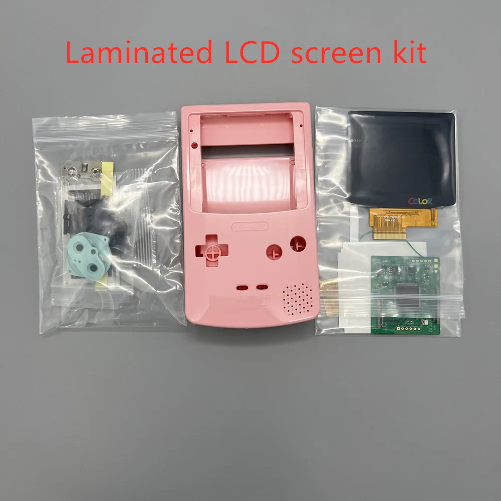 

1set Laminated GAMEBOY COLOR GBC IPS LCD with special shell