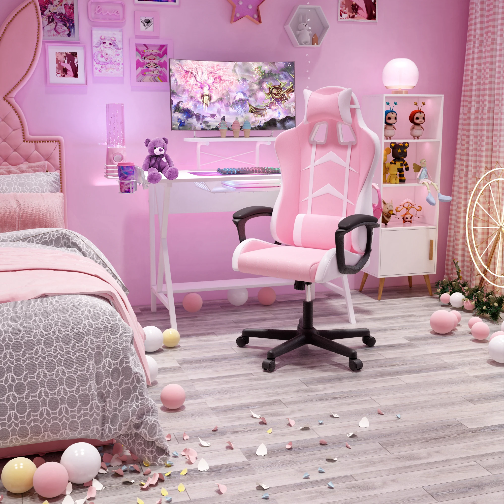 Head pillow gaming chair Clearance