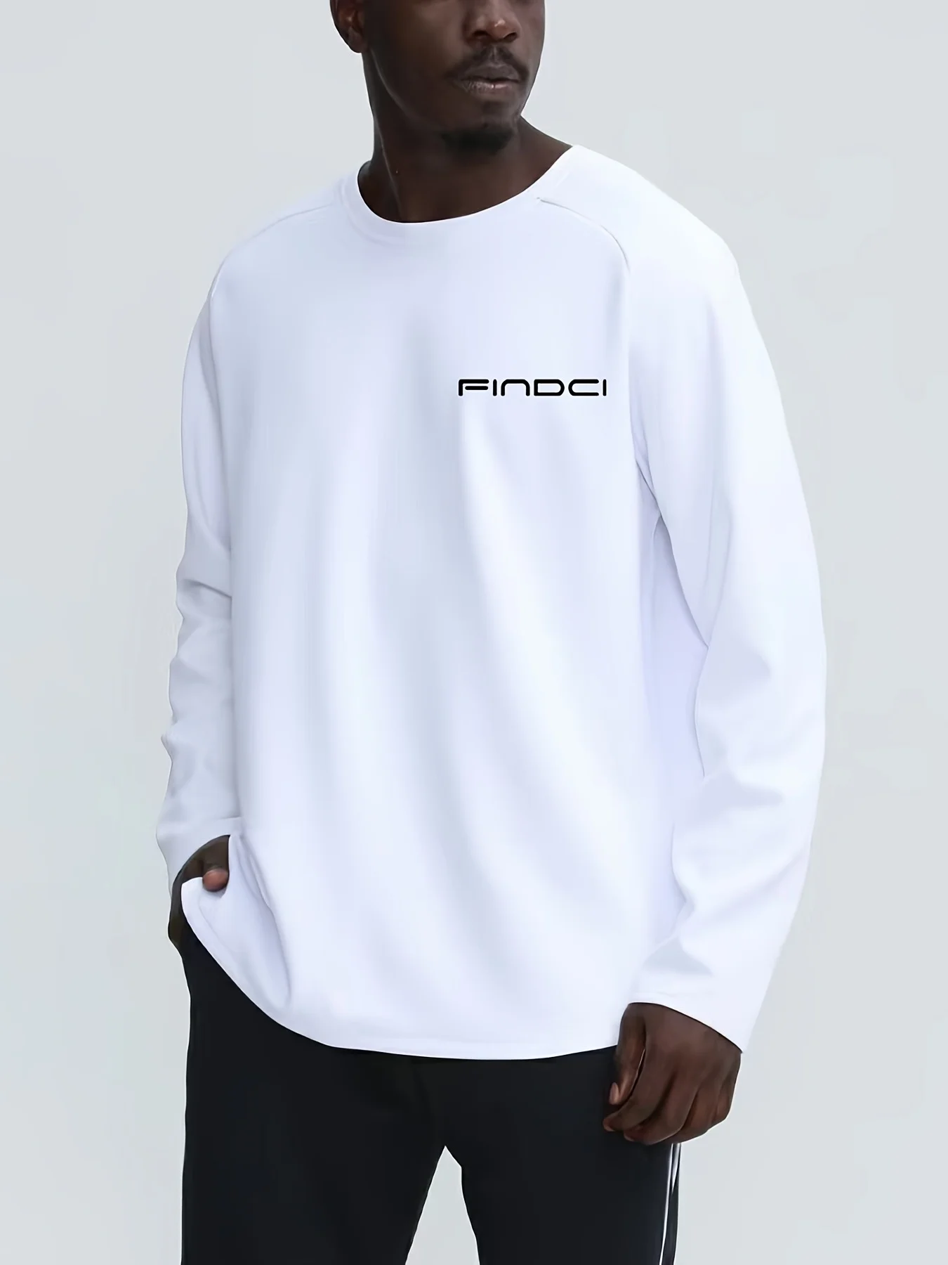 

Мужская Спортивная толстовка с длинными рукавами, футболка для тренировок и повседневного бега