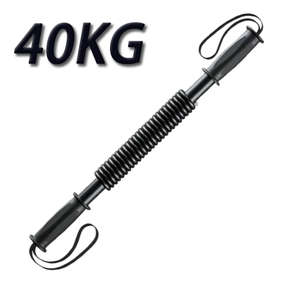Adjustable Resistance Arm and Chest Workout Trainer with Foldable Spring Bar