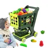 Shopping Cart Pretend Play Toy Grocery Store Pretend Play Toy Kit Stable Structure Role-Playing Games For Birthday New Year 1