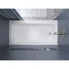 Alcove Bath with Integral Apron, Integral Flange and Left Hand Drain,  60-Inch X 30-Inch White Bathtubs 2