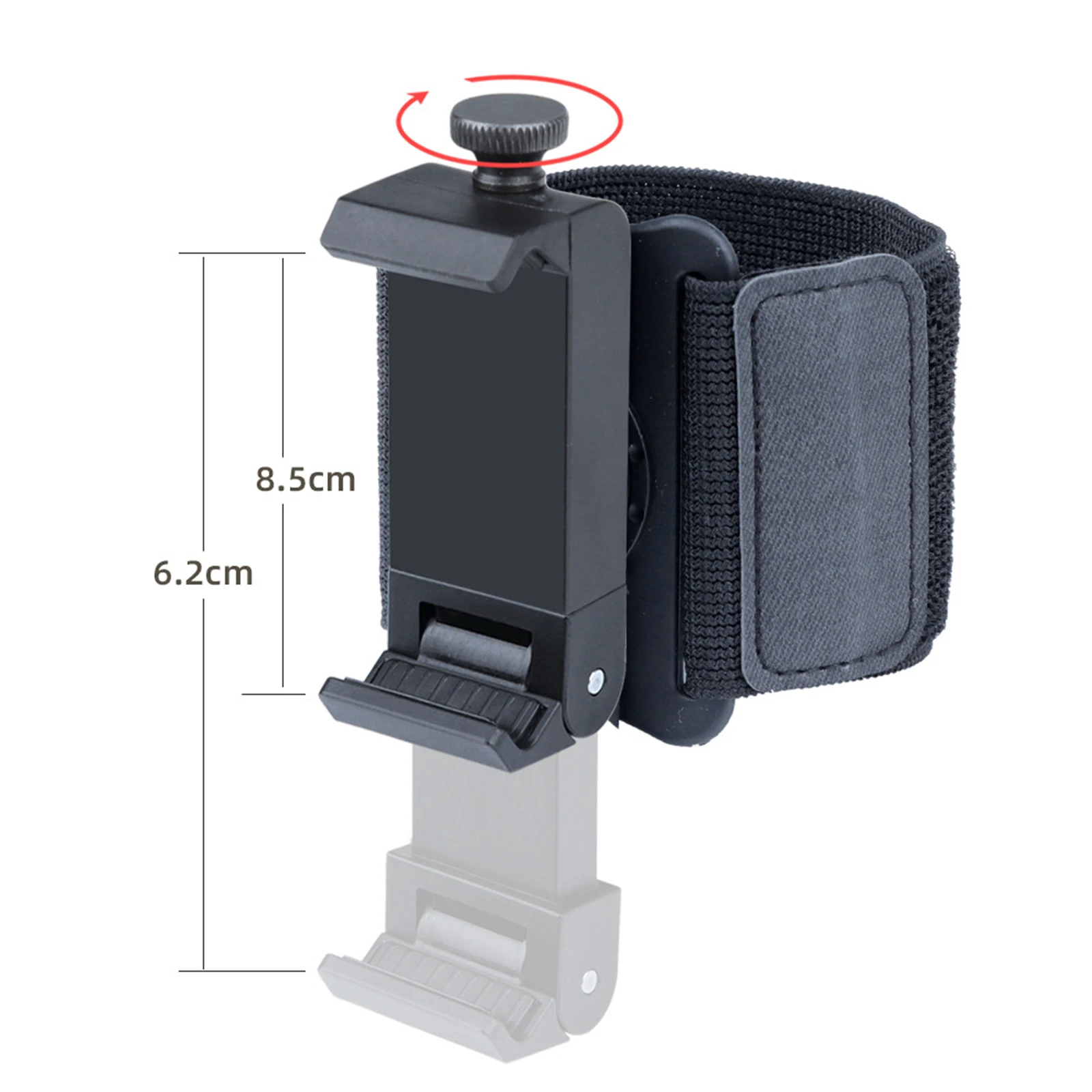 Bike Wristband Phone Holder Mount 360&deg; Rotation Armband Smartphone for Running Walking Hiking Cycling phone armband mobile phone armband phone arm band phone wristband holder