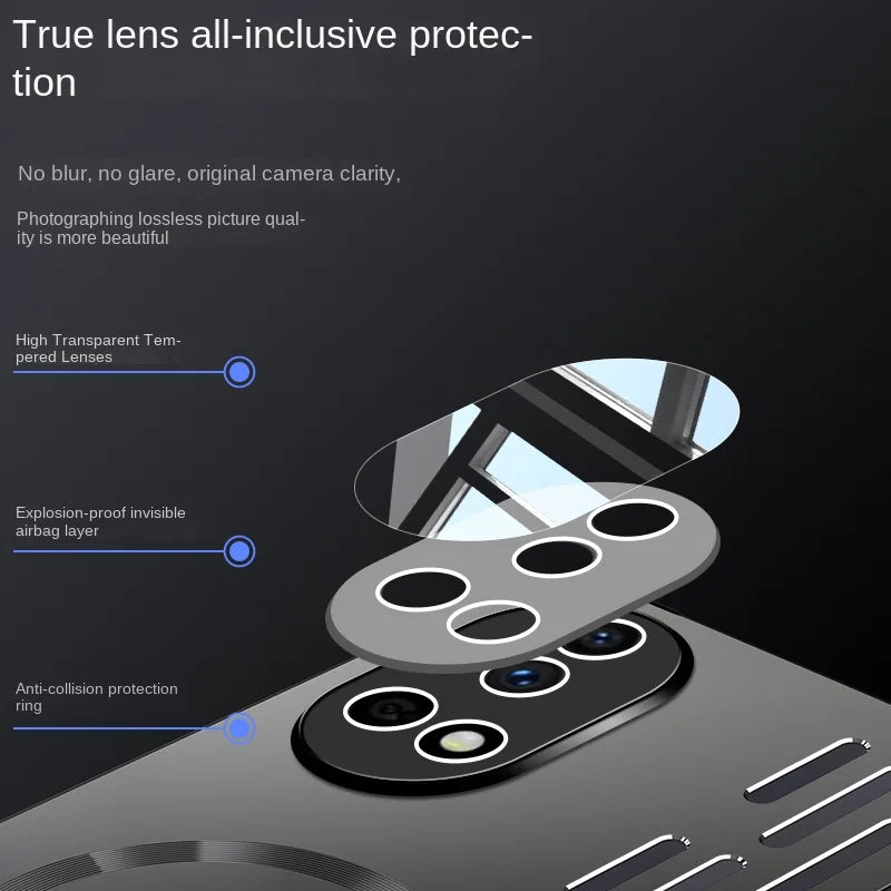 Enhanced Hard Metal Protective Back Cover with Heat Dissipation and Wireless Charging Compatibility