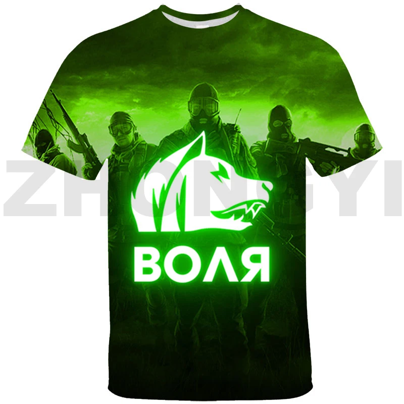 Modello Di Stampa 3D S.T.A.L.K.E.R. 2 Heart Of T-Shirt Stalker 2 Shooting Game Hip Hop Girls Boys Felpa Oversize Camicie Unisex