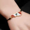 Liban  Flag Bracelet Jewelry Lebanon Maps Black String Bracelet 1