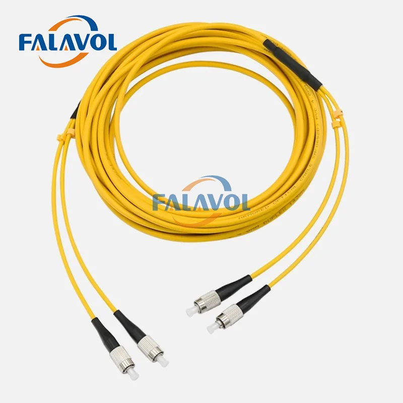 

FALAVOL 1 шт. оптический волоконный кабель для принтера FC/FC UPC Simplex 2,0 мм 3,0 мм ПВХ двухжильный волоконный соединительный кабель патч-корд для принтера