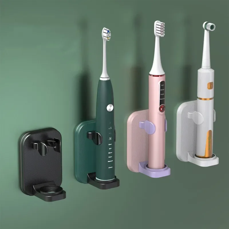 Toothbrush Stand Rack Organizer Electric Toothbrush Wall-Mounted Holder Space Saving No Punching Bathroom Accessories toothbrush holder,bathroom storage rack
