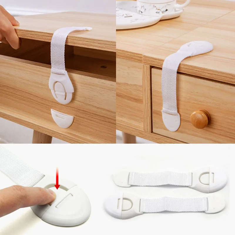 10pcs Child Safety Cabinet Lock Baby Proof Security Protector