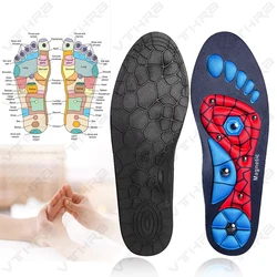 Revitalizing Magnetic Acupressure Foot Insoles for Enhanced Wellness and Comfort (Red Style 2)