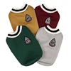 For Small Dogs Puppy Vest Clothes Kitty Jacket Outfits Winter Warm Pet Dog Sweater College Style V-neck Puppy Knitwear 6
