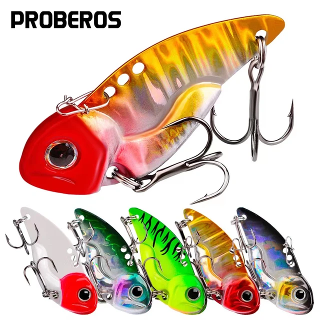 50mm 10.5g Treble Hook Spoon Wobble Metal Hard Bait Vib Spoonbait Fishing  Tackle Lures Fishing Lures Spoon For Pike - AliExpress