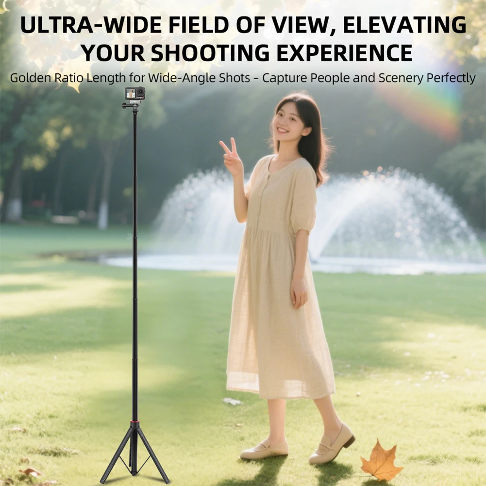 Selfie Stick Camera Vlogging Extendable Travel Tripod Stand For X5 Action 4/Pocket 3_voghion.com