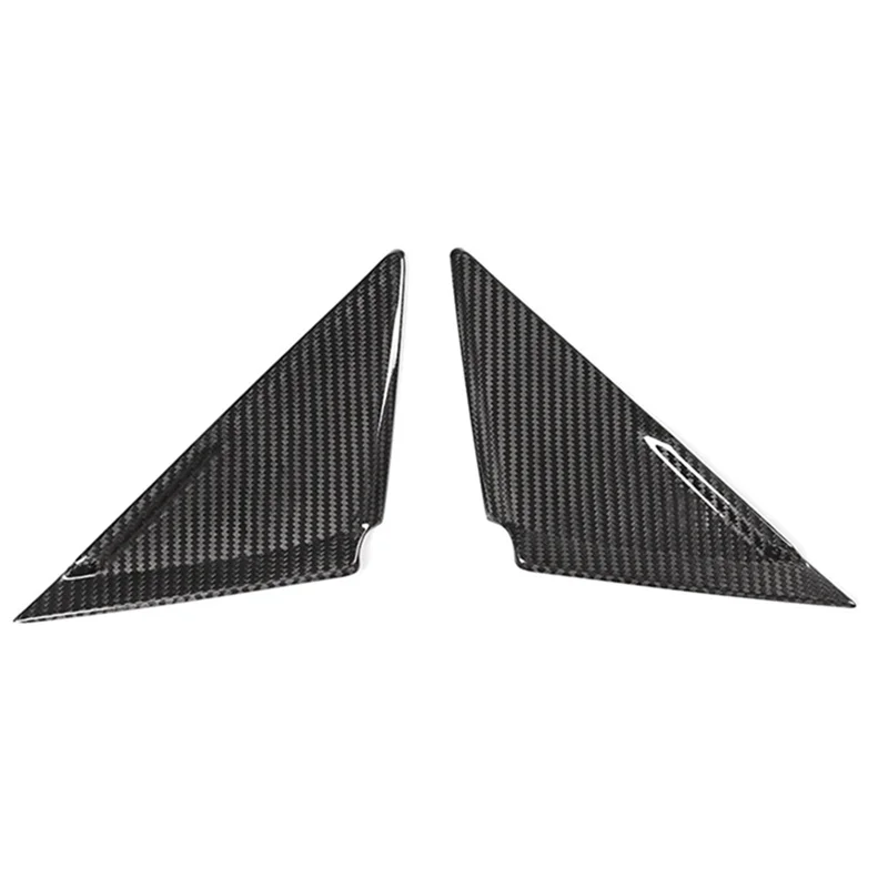 

Real Carbon Fiber Car Styling A-Pillar Sticker Front Window Triangle Cover Trim for Nissan GTR R35 2008-2016