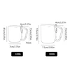 Outdoor Insulated Mug With Carabiner Handle & Lids Portable Compact Camping Cup 6
