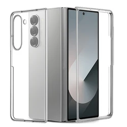 Scratch-Resistant Clear Protective Bumper Case - Enhanced Durability and Transparent Design for Samsung Z Fold 5 (Transparent)