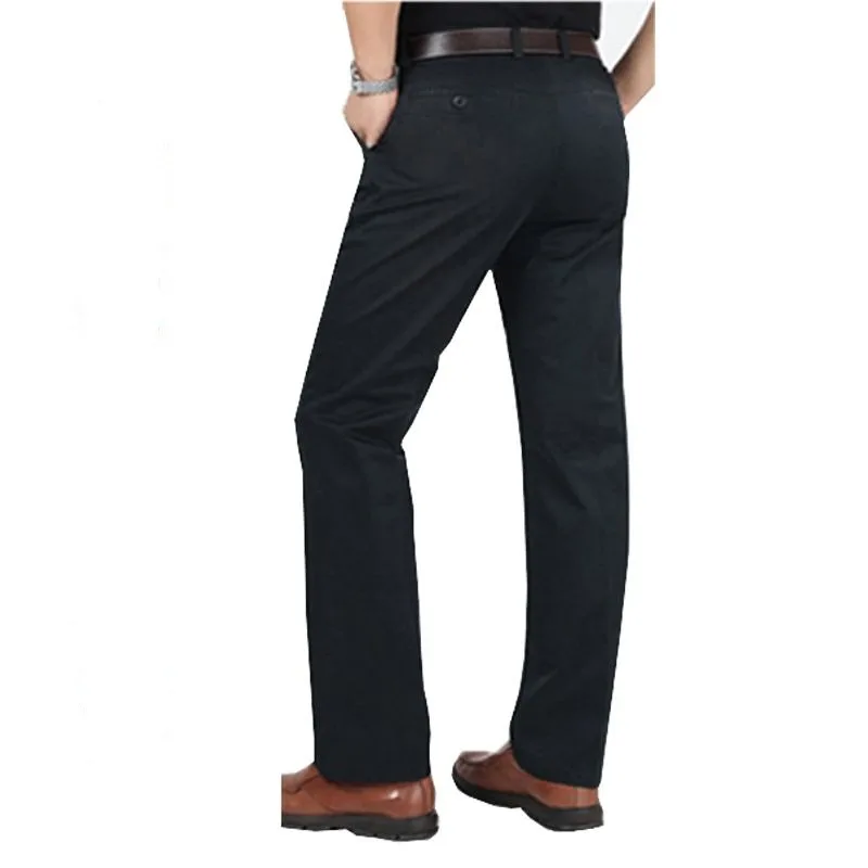 2023 Men's Casual Summer Loose Solid Color Business Thin Trousers Male Brand Clothing Fashion Slim New in Pants