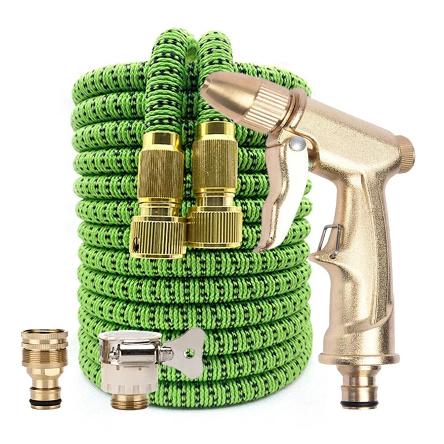 Magic high-pressure garden hose set Thickened Water Pipe water pipe soft telescopic hose Watering Car Wash Gun Multimode Sprayer