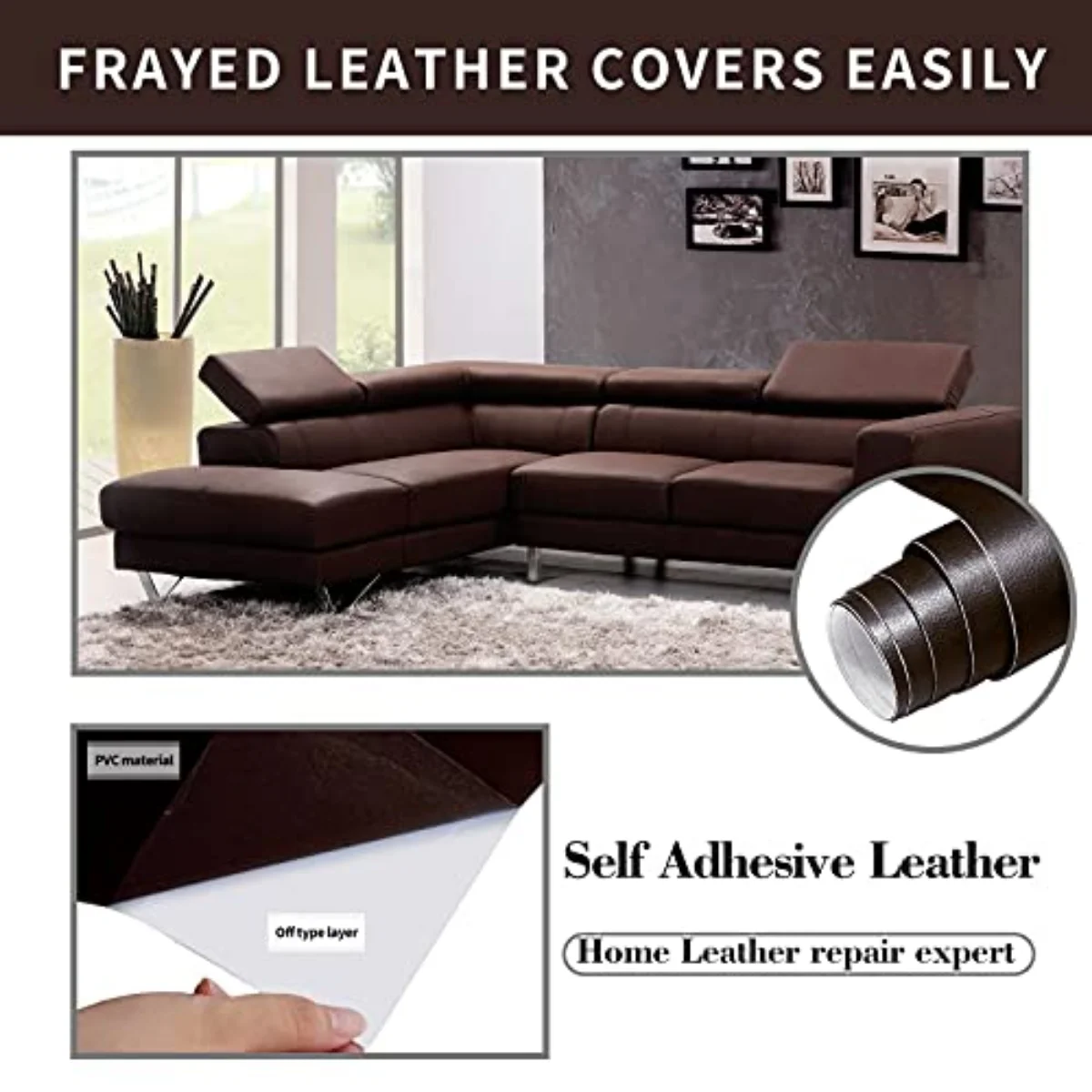 Repair Patches Leather Repair Patches Leather Repair Patch Self Adhesive Leather Repair Large Repair Tape for Couches Furniture Car Seats Cabinets Wall