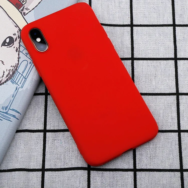 Vibrant Silicone Candy Color Soft Phone Case Cover