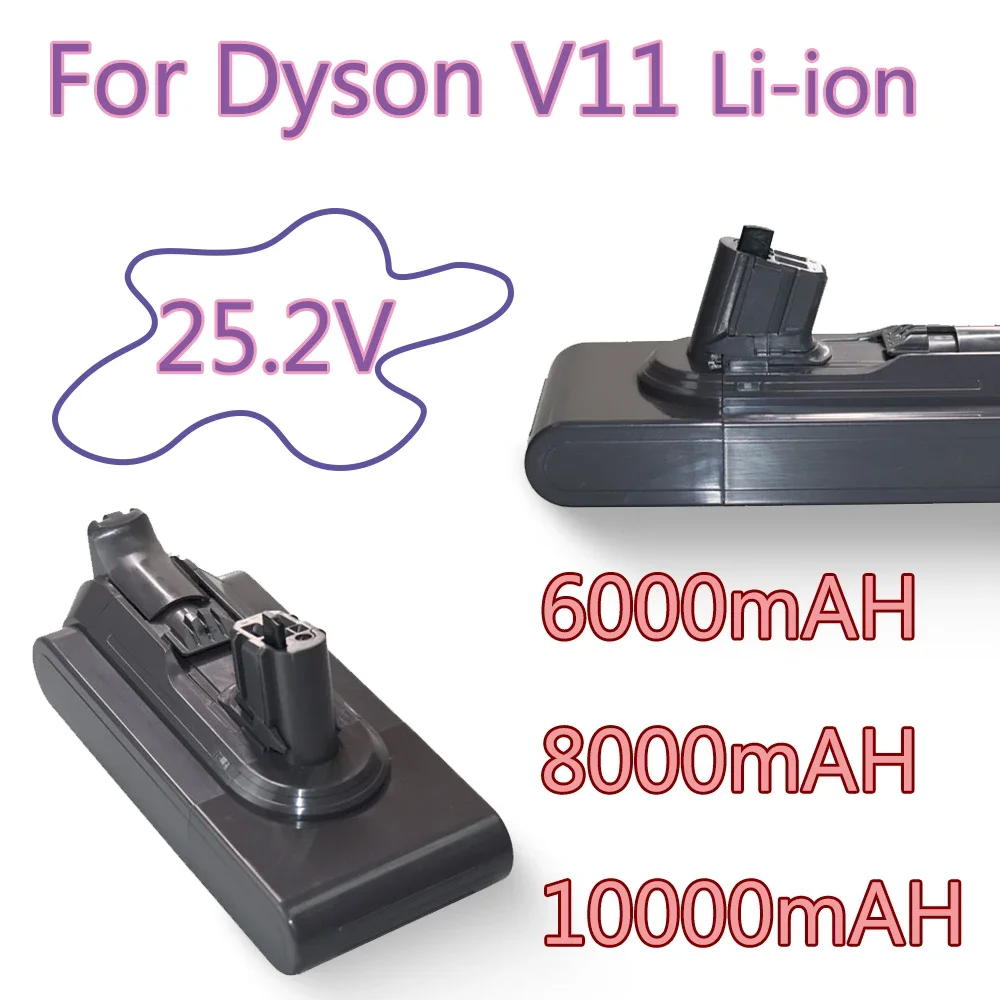 

Литий-ионный аккумулятор для пылесоса Dyson V11, 6000/8000/10000 мАч