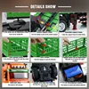 HUINA 1/18 RC Truck Container 9CH Alloy Remote Control High Hurdle Car Light Sound Body Can Be Separated Wood Transporter Gifts 4