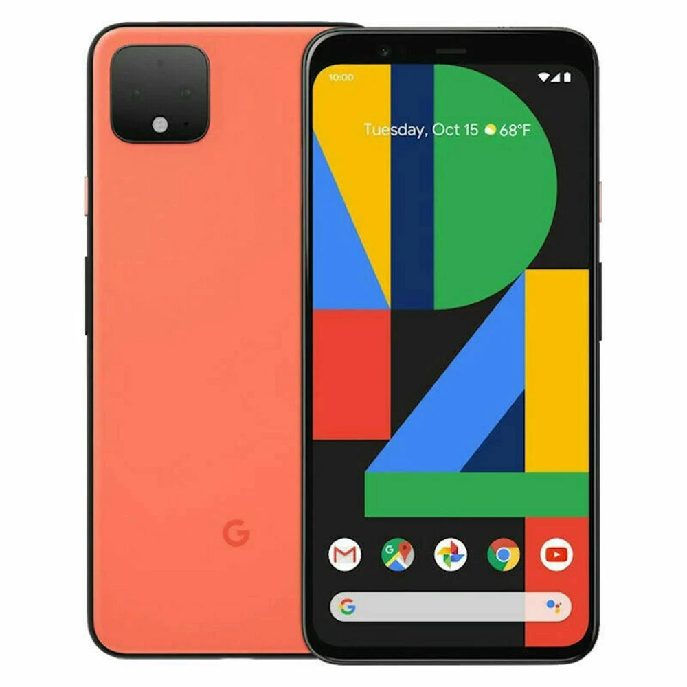 Google Pixel 4xl 4 XL Original Unlocked Cellphone 6.3" Snapdragon 855 Octa Core 6GB RAM 64GB/128GB ROM NFC 12.2MP&16MP Face ID refurbished iphone xr Refurbished Phones